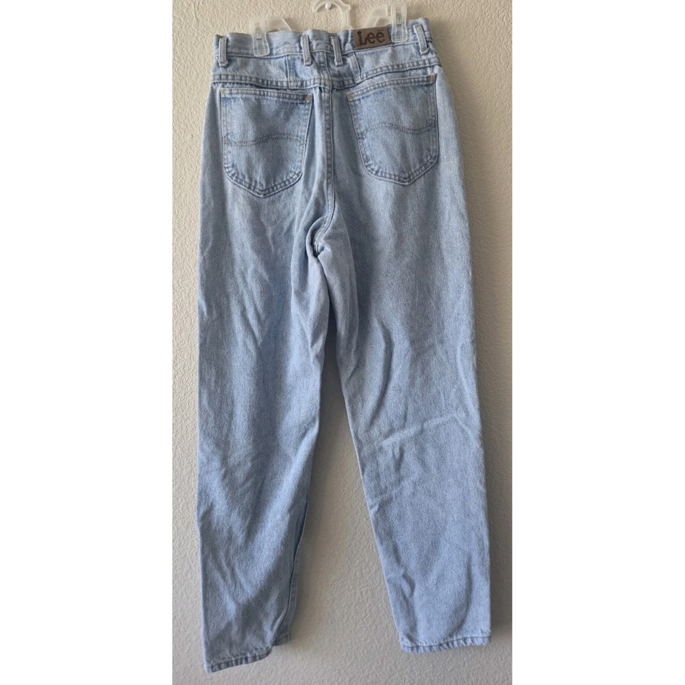 Vtg 80s 90s Lee Rider Jeans Womens High Rise Mom Jeans Union Made in USA Size 13